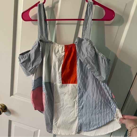 Maeve Open Medley Patchwork Tank size 6. - Picture 5 of 8